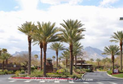 Red Rock Country Club Homes in Las Vegas Entrance